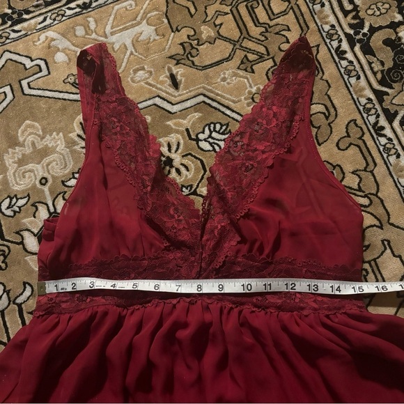 Sheer red nightie​ - Picture 4 of 4